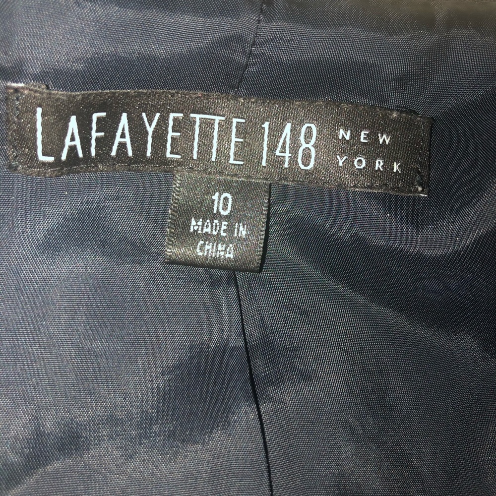 Lafayette 148 New York Wool Blazer Sz 10 - Picture 6 of 6